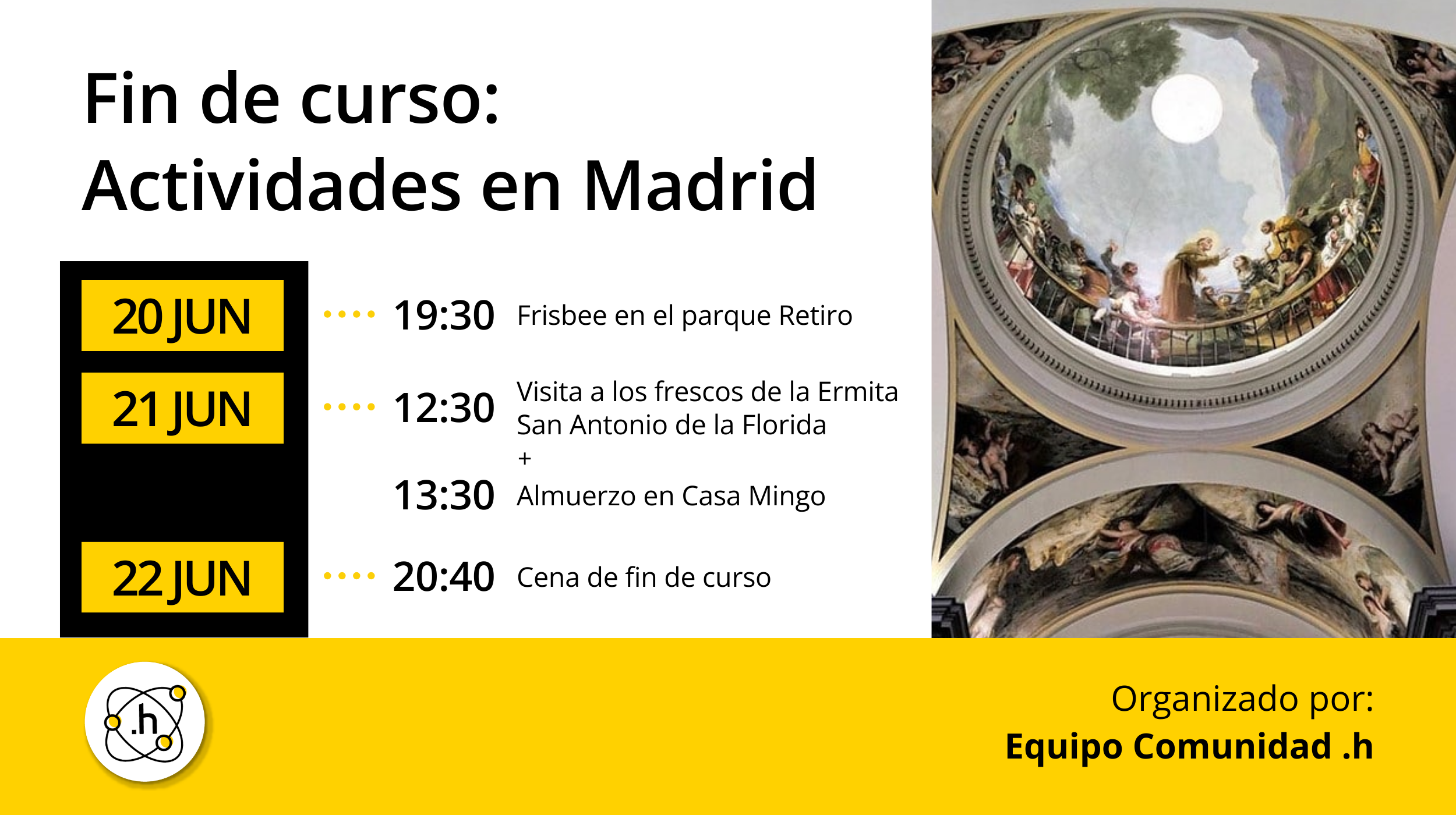 Fin de curso: Actividades en Madrid