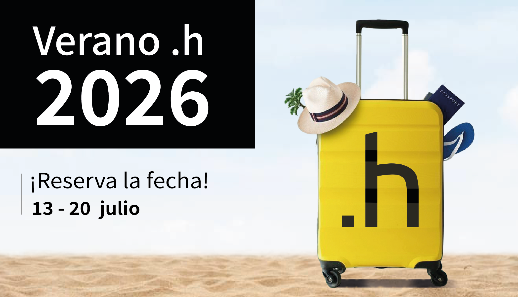 Save the date verano .h 2026